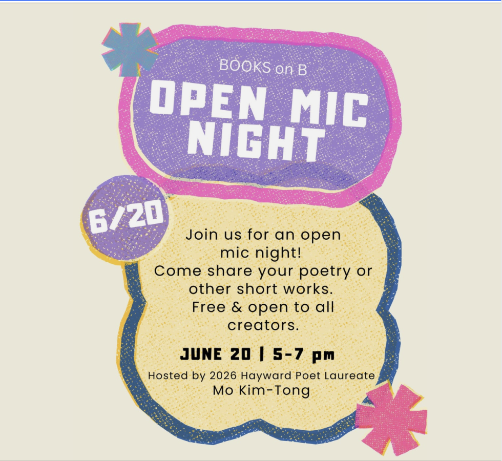 Books on B Open Mic Night image