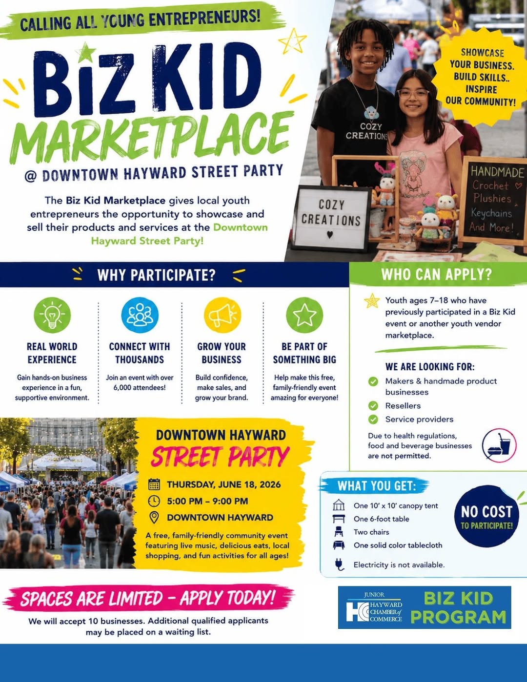 Young entrepreneurs, this one's for you! 🌟 at Downtown Hayward